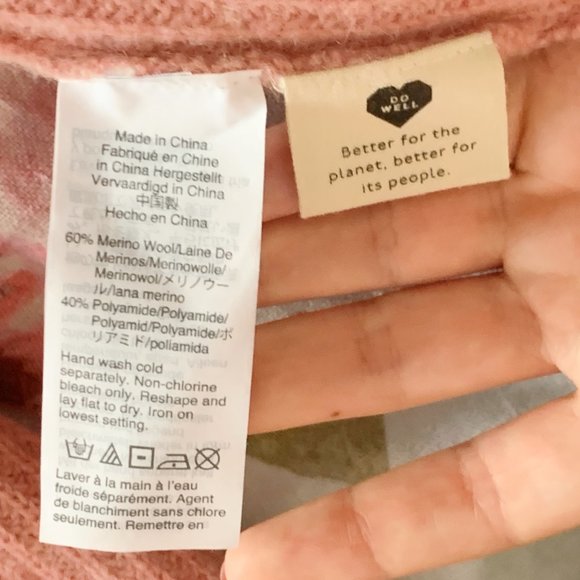 Madewell Wool Sweater Pink - Picture 5 of 5